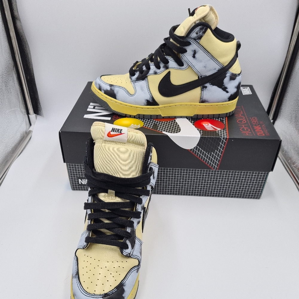 Nike Dunk High 1985 Black Acid Wash 9.5